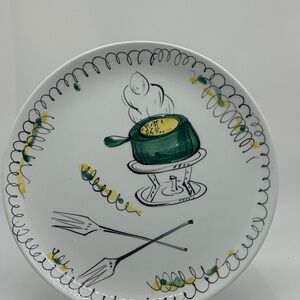 3 Italion Vintage Ricardo Dinner Plates